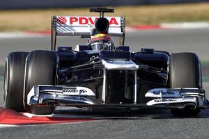 Pastor Maldonado, el más veloz en Barcelona