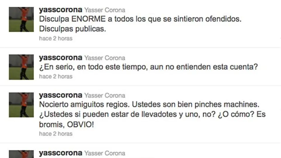 Yasser Corona calienta los ánimos de los regios en Twitter