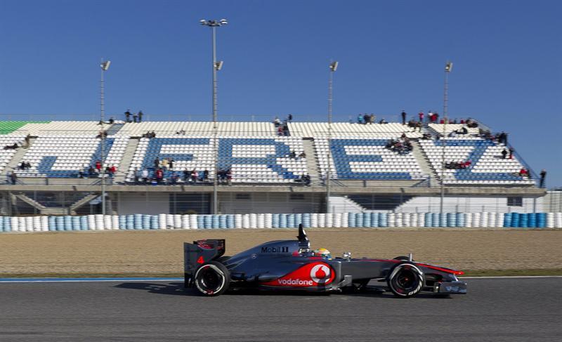 Los entrenamientos se realizan en Jerez, España. FOTO: EFE