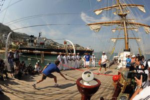 González, Mónaco y Simon juegan en alta mar