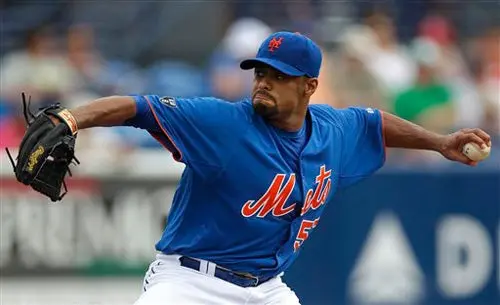 Johan Santana será el abridor de Mets en el día inaugural