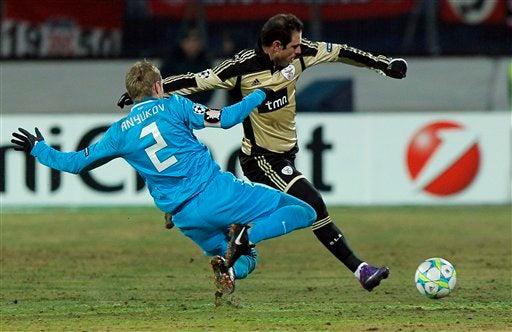 El Zenit marcha invicto en casa. FOTO: AP
