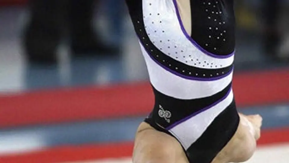Elsa García no participó en la final de salto de caballo por lesión