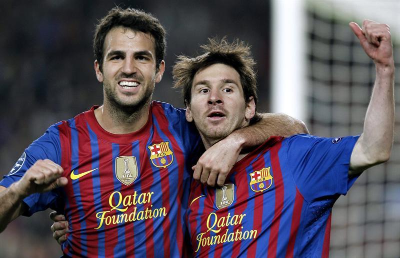 Messi adelanta en el marcador al cuadro culé al minuto 11. FOTO: EFE
