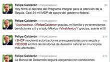 Calderón desea suerte a Ochocinco en el Super Bowl