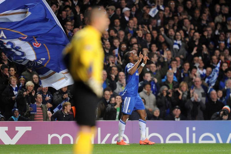 Drogba marcó el gol del triunfo. FOTO: EFE
