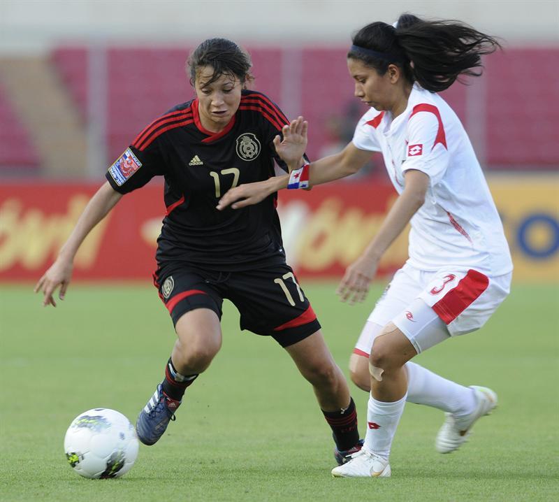 El Tri femenil Sub-20 venció  a su similar de Panamá 0-5. FOTO: EFE