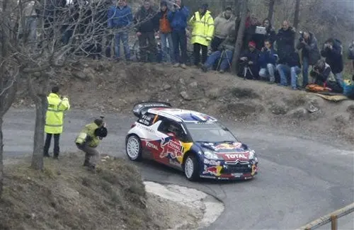 Loeb se mantiene a la cabeza en el Rally de Montecarlo