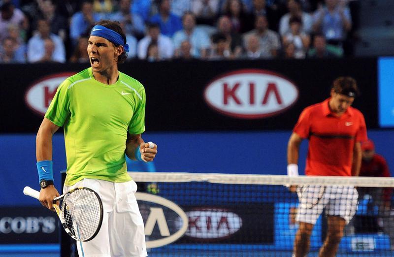 El español realizó su mejor juego del torneo en el Rod Laver Arena. FOTO: EFE