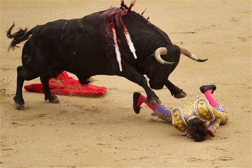 El accidente se produjo en la plaza de Las Ventas | EFE