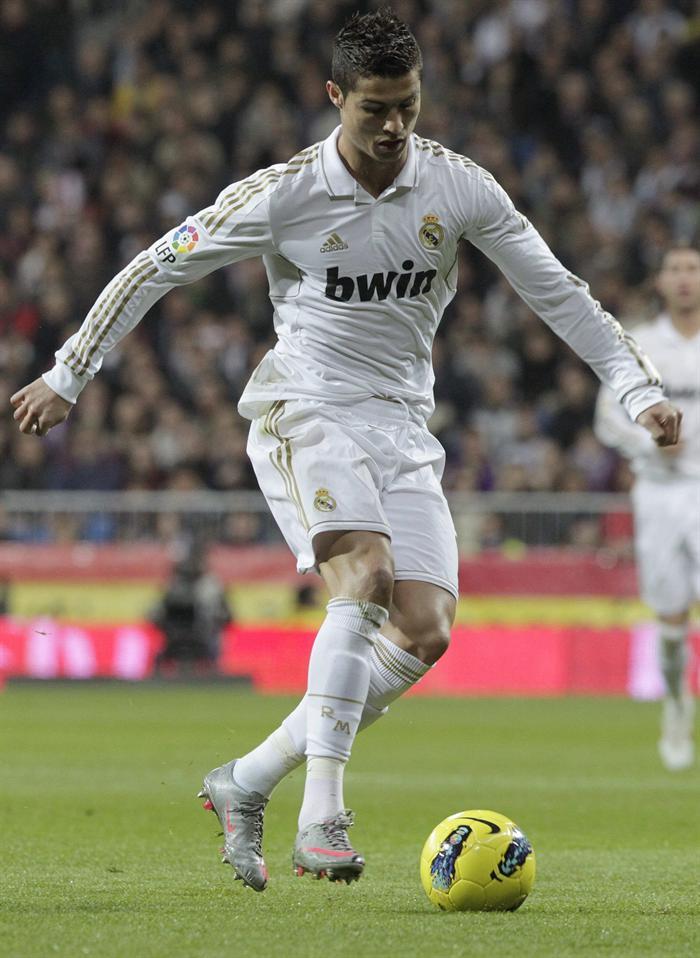 CR7 tuvo una actuación discreta aunque anotó un gol. FOTO: EFE