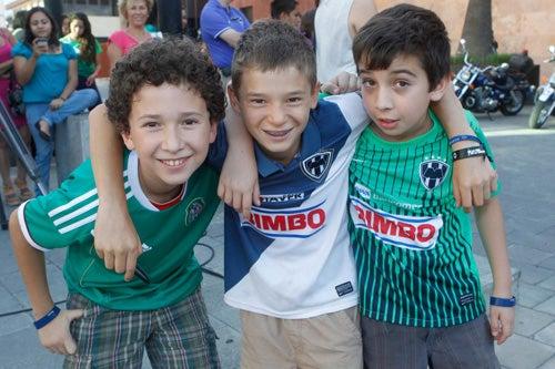 Los niños en pleno apoyo a Monterrey | DANIEL GÁMEZ