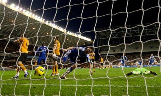 Frank Lampard celebra tras marcar. FOTO: AP