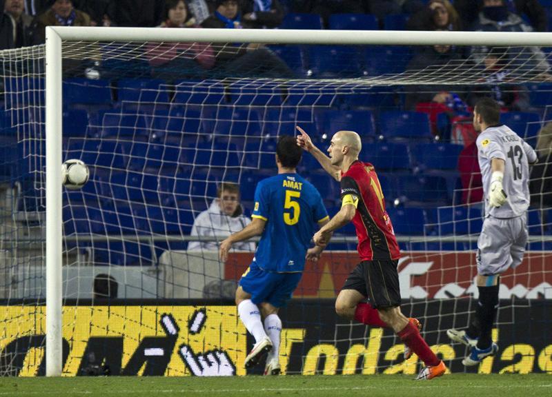 El Espanyol venció al Mirandés 3-2 en la Copa del Rey. FOTO: EFE