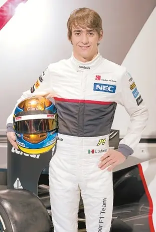 Esteban Gutiérrez realizó con éxito test aerodinámico para Sauber