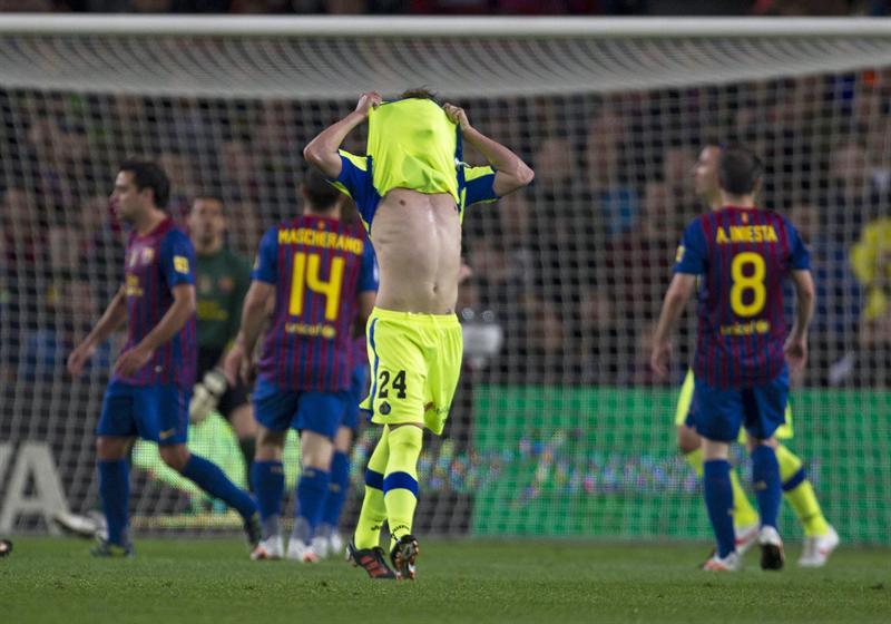 Se lamenta tras ocasión fallida. FOTO: EFE