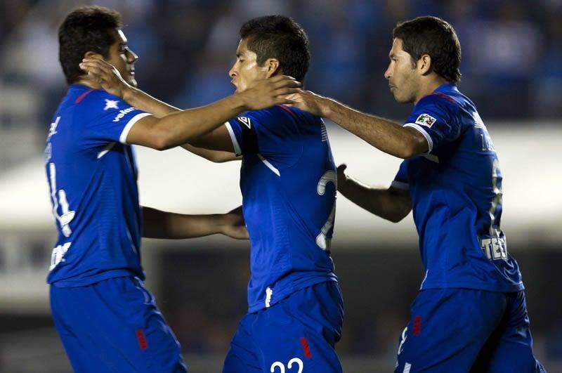 Los celestes abrieron el marcador al minuto 19. FOTO: EFE