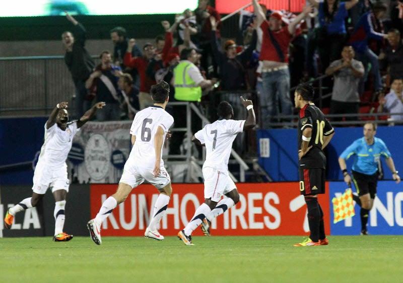Estados Unidos celebró 0-2 contra México. FOTO: MEXSPORT