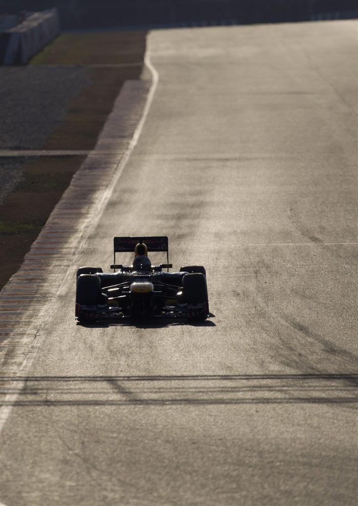 Sebastian Vettel marcó el tercer mejor tiempo en 31 vueltas. FOTO: EFE
