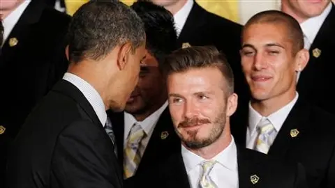 Beckham llevará la antorcha de Atenas al Reino Unido