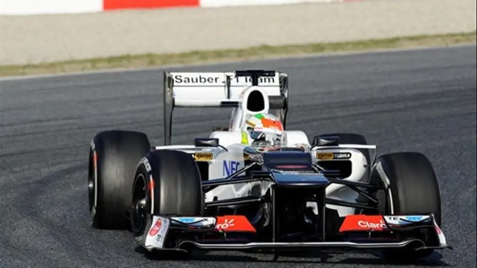 Checo, el tercero más rápido en Montmeló