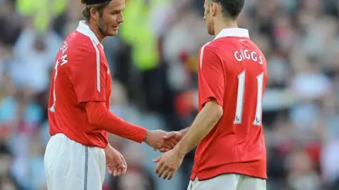 Beckham y Giggs, preconvocados para JO con Reino Unido