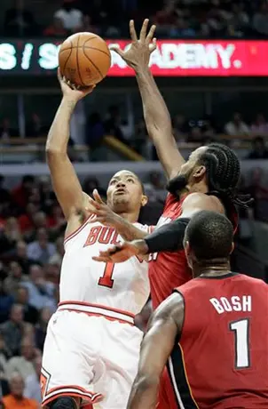 Chicago derrota al Heat en Tiempo Extra