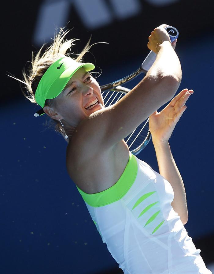 Sharapova avanzó a la Final del Abierto de Australia. FOTO: EFE