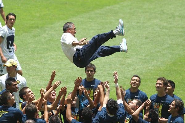 Disfrutan con el técnico | MIGUEL PONTÓN