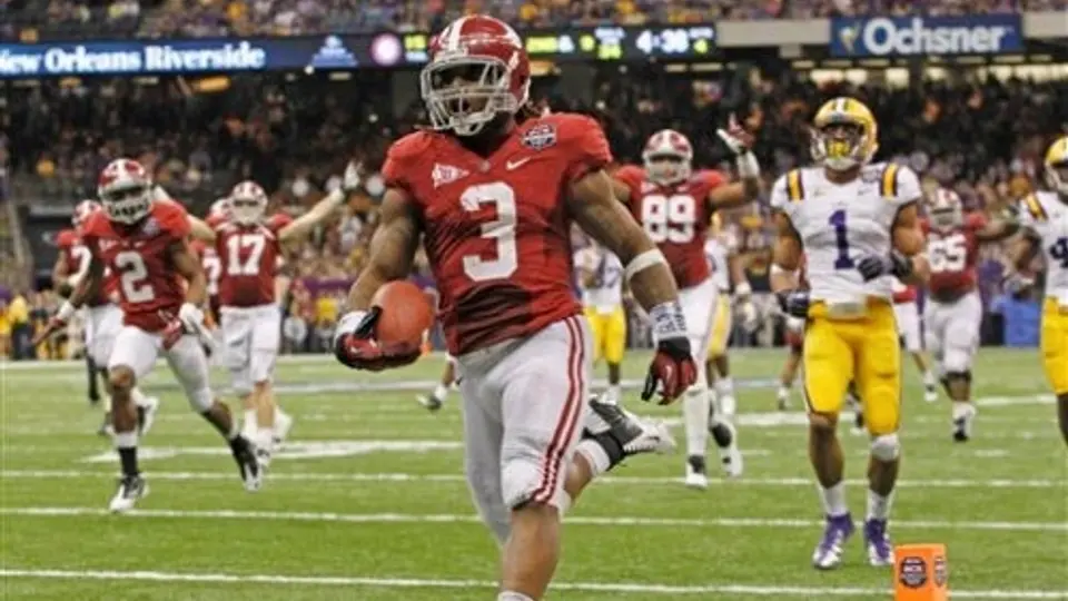 Alabama blanqueó 21-0 a LSU y se coronó en la NCAA