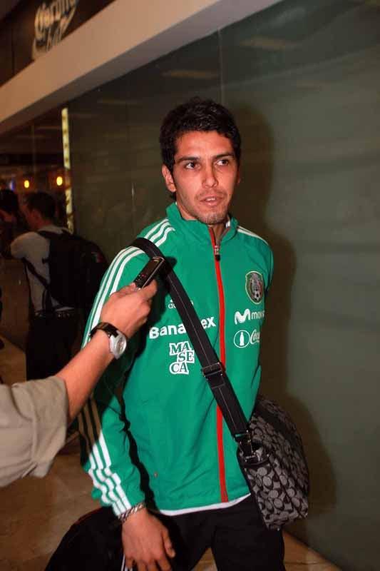 Los seleccionados Sub-23 llegaron al Aeropuerto Internacional de la Ciudad de México. FOTO: CHRISTIAN FAURE