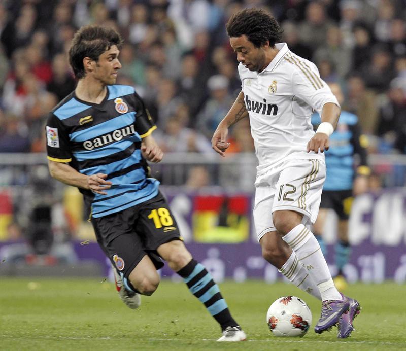 El cuadro merengue derrota 5-0 al Espanyol.FOTO: EFE