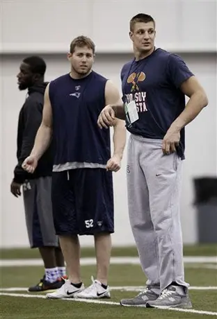 Gronkowski trabaja sin problemas