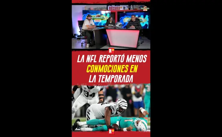 La NFL REPORTÓ MENOS CONMOCIONES en la TEMPORADA