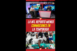 La NFL REPORTÓ MENOS CONMOCIONES en la TEMPORADA