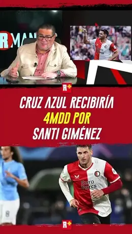 Cruz Azul recibiría 4MMD por Santiago Giménez