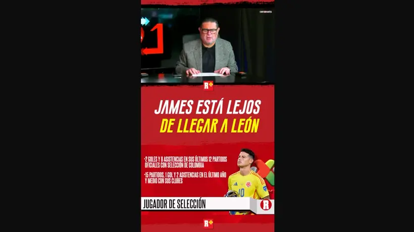 James Rodríguez está lejos de llegar a León