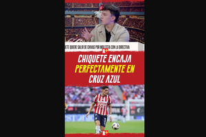 Chiquete encaja perfectamente en Cruz Azul