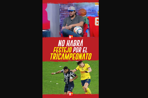 No habrá festejos por el TRICAMPEONATO