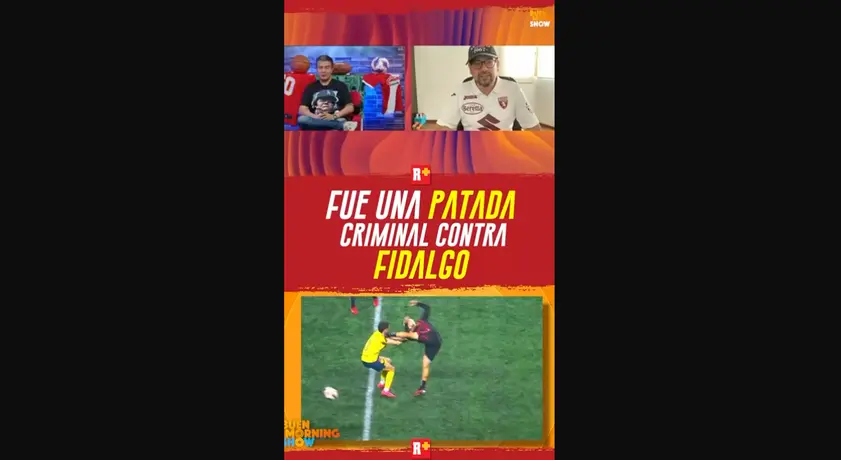 Fue una patada CRIMINAL contra FIDALGO