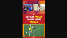 Fue una patada CRIMINAL contra FIDALGO