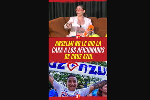 ANSELMI no le DIO LA CARA a la GENTE de CRUZ AZUL