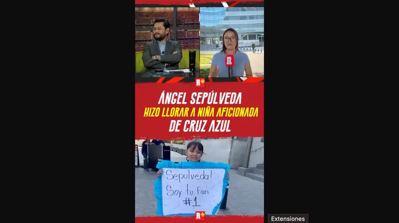 Ángel Sepúlveda regala camiseta a pequeña aficionada