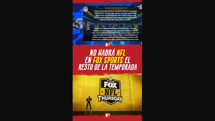 No HABRÁ NFL en FOX SPORTS lo que resta de la temporada