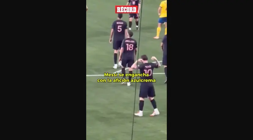 MESSI se ENGANCHA con AFICIÓN AMERICANISTA “Yo TRES. ¿Ustedes?”