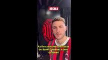 COMPROMETIDO Apenas fue anunciado como nuevo jugador del Milan y Santi Giménez ya hizo un pacto con los hinchas rossoneri @acmilan