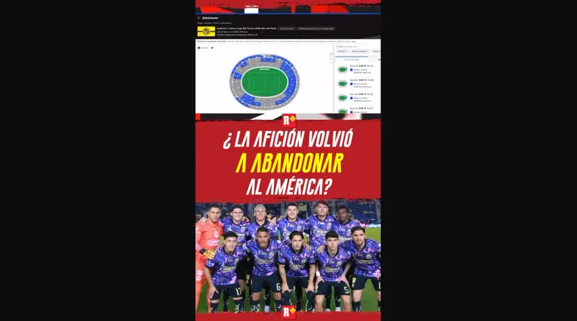 ¿La AFICIÓN volvió abandonar al AMÉRICA?