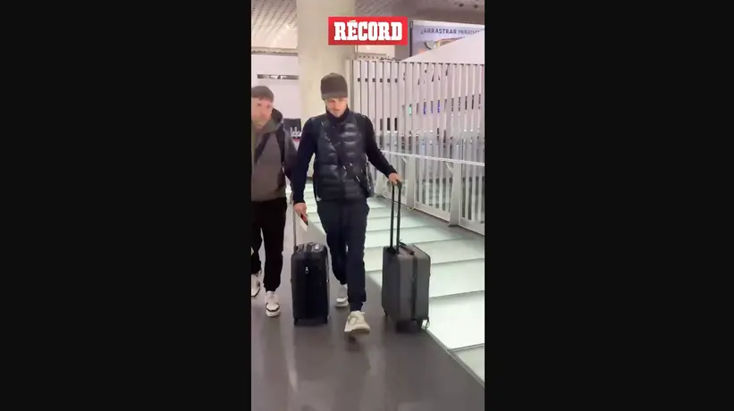 MARTÍN ANSELMI en el AEROPUERTO de la CDMX, RUMBO a PORTUGAL
