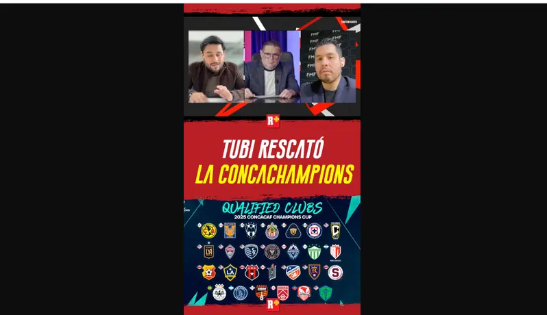 TUBI rescató la CONCACHAMPIONS