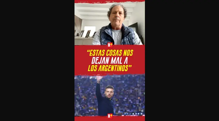 "ESTAS COSAS NOS DEJAN MAL A LOS ARGENTINOS"